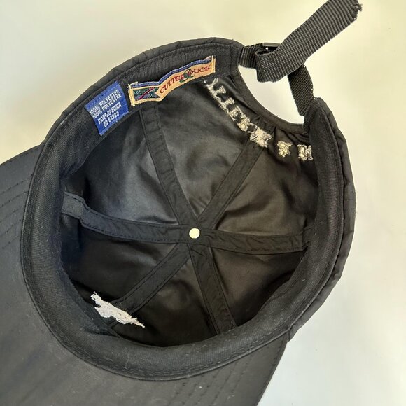 Cutter and Buck Dad Cap Adjustable Strap Back Hat Embroidered Logo Black - Picture 8 of 10